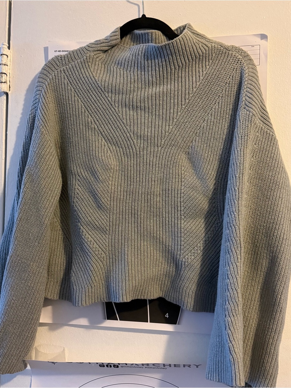 Anthropologie Maeve grey sweater